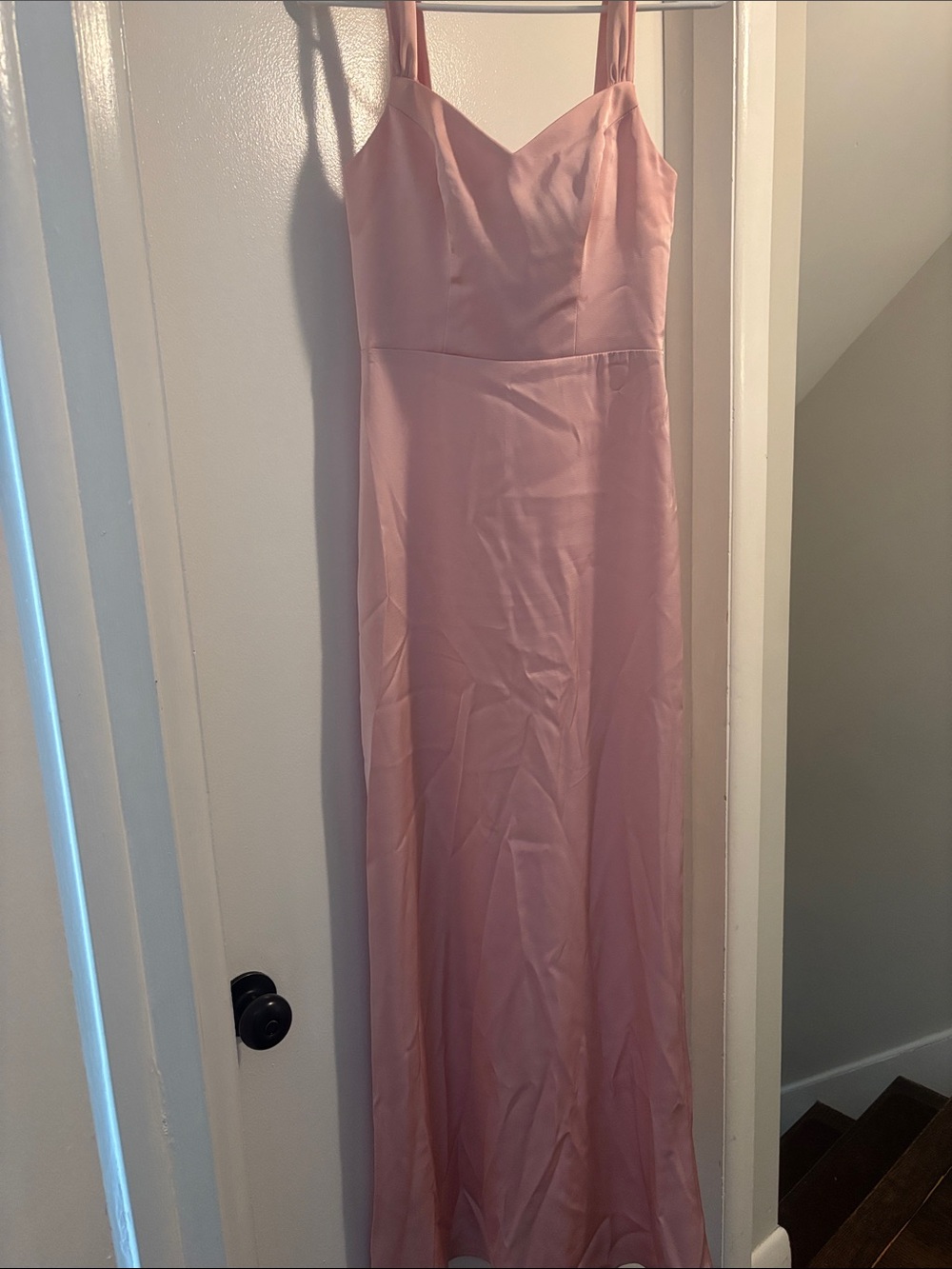 Women's Pink Strap bridesmaid Dress